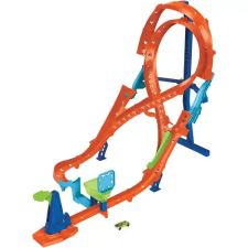 Mattel Hot Wheels függőleges 8-as ugrás versenypálya autópálya és játékautó