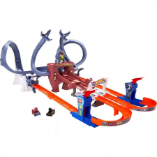 Mattel Hot Wheels Marvel Pókember vs. Fekete Párduc versenypálya autópálya és játékautó