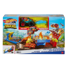Mattel HOT WHEELS MONSTER TRUCKOK ROBBANTÓÁLLOMÁS társasjáték