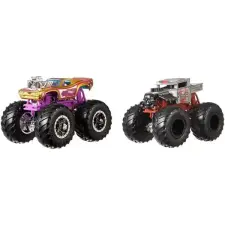 Mattel Hot Wheels: Monster Trucks, 2-es csomag - többféle autópálya és játékautó