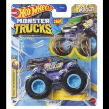 Mattel Hot Wheels Monster Trucks: Crate Danger kisautó, 1:64 autópálya és játékautó