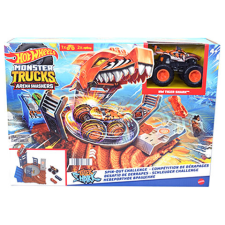 Mattel Hot Wheels: Monster Trucks Live Aréna Középdöntő - Pörgős kihívás - Mattel autópálya és játékautó