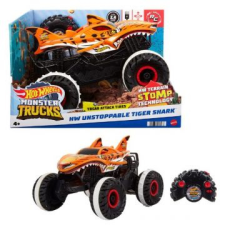 Mattel Hot wheels: monster trucks rc terepmászó - tiger shark távirányítós modell