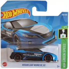 Mattel Hot Wheels Nissan Leaf Nismo RC_02 kisautó autópálya és játékautó