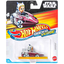 Mattel Hot Wheels: RacerVerse - Star Wars Ahsoka karakter kisautó - Mattel autópálya és játékautó