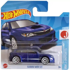 Mattel Hot Wheels Subaru WRX STI kisautó autópálya és játékautó