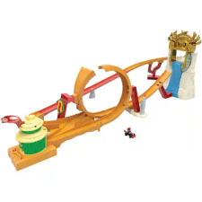 Mattel Hot Wheels Super Mario: dzsungel királyság versenypálya autópálya és játékautó