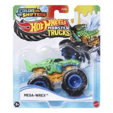 Mattel Hot Wheels: Színváltós Monster Truck autó - Mega-Wrex autópálya és játékautó
