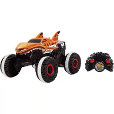 Mattel Hot Wheels távirányítós RC Monster Trucks Tiger Shark terepautó autópálya és játékautó