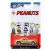 Mattel Hot Wheels: Tematikus kisautó - Peanuts, sárga