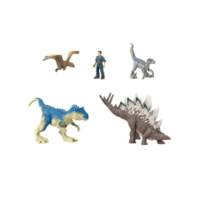 Mattel Jurassic World: Chaotic Cargo mini dínók meglepetés csomag (5 darabos) (GWP70) játékfigura