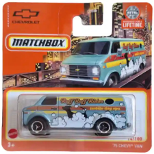 Mattel Matchbox &#039;75 Chevrolet (Chevy) Van kisautó autópálya és játékautó