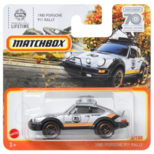 Mattel Matchbox: 1985 Porsche 911 Rally kisautó autópálya és játékautó