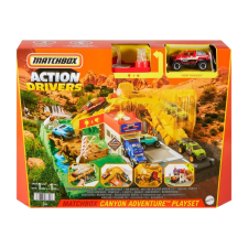 Mattel Matchbox Action Drivers Canyon készlet hangokkal és fényekkel autópálya és játékautó