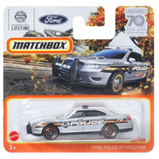 Mattel Matchbox: Ford Police Interceptor kisautó autópálya és játékautó