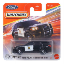 Mattel Matchbox: Ford Police Interceptor Utility kisautó autópálya és játékautó