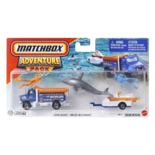 Mattel Matchbox: Hitch and Haul - Ocean Rescue játékszett autópálya és játékautó