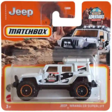 Mattel Matchbox Jeep Wrangler Superlift kisautó autópálya és játékautó