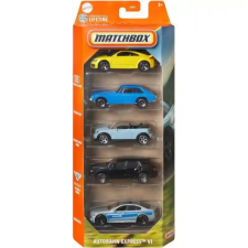 Mattel Matchbox kisautók 5 darabos szett - Autobahn Express™ VI autópálya és játékautó