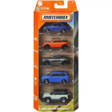 Mattel Matchbox kisautók 5 darabos szett - MBX British Roadways™ autópálya és játékautó