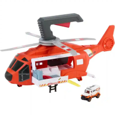 Mattel Matchbox mentőhelikopter 40cm, mentőautóval autópálya és játékautó