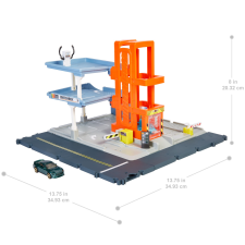 Mattel Matchbox Nagy parkolóház pályaszett 1 db kisautóval autópálya és játékautó
