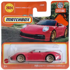 Mattel Matchbox Porsche 911 Carrera Cabriolet kisautó autópálya és játékautó