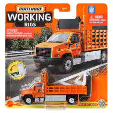 Mattel Matchbox: working rigs - 3500 attenuator truck kisautó autópálya és játékautó