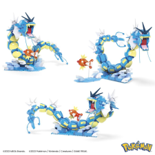 Mattel MEGA Construx Pokemon kompatibilis építőjáték Magikarp, Gyarados átalakulása barkácsolás, építés