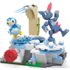 Mattel MEGA Pokémon Piplup and Sneasel's Snow Day 183 darabos építő készlet barkácsolás, építés