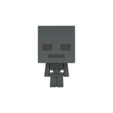 Mattel Minecraft Mini Mob Head - Wither Skeleton (HDV64/HKR68) akciófigura