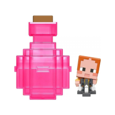 Mattel Minecraft Reveal minifigura pink dobozban - Mattel játékfigura