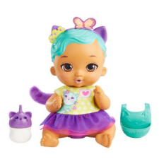 Mattel My Garden Baby: Édi-Bébi Gondoskodás - Türkiz cica (HHL22) (HHL22) baba