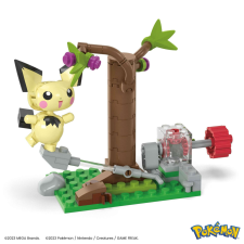 Mattel Pokémon Mega Construx - Pichu erdei takarmányozása barkácsolás, építés