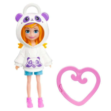 Mattel Polly Pocket Friend Clips - Panda medál baba