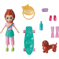 Mattel Polly Pocket Öltöztetős divatkészlet - Sportos csomag (HKV88/HKV90) játékfigura