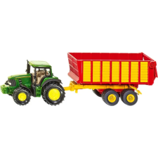 Mattel SIKU - John Deere traktor pótkocsival - 1650 autópálya és játékautó
