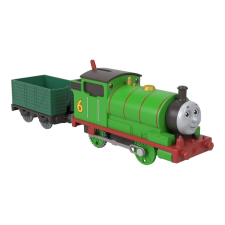 Mattel Thomas &amp; Friends motorizált mozdony - Percy autópálya és játékautó