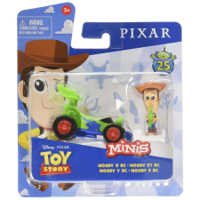 Mattel Toy Story Minis Woody figura autóval – 14x15 cm játékfigura