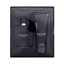 Mauboussin Pour Lui In Black ajándékcsomagok eau de parfum 100 ml + tusfürdő 200 ml férfiaknak kozmetikai ajándékcsomag