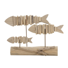 Mauro Ferretti Fish nature 37x10x24cm dekorációs kellék