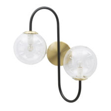 Mauro Ferretti Wall lamp iron black 36x24x45cm világítás