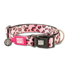 Max &amp; Molly Smart ID nyakörv L leopard pink 39-62cm / 25mm nyakörv, póráz, hám kutyáknak