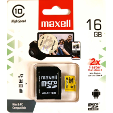 Maxell 16GB Maxell micro SD kártya adapteres (854717.00.TW) (854717.00.TW) memóriakártya