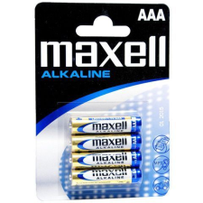 Maxell Alkáli AAA ceruza elem (4db / csomag)  (LR03) (LR03) ceruzaelem