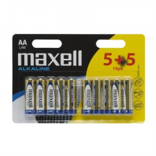 Maxell alkáli ceruza elem (AA) 5+5db/csomag (18733) ceruzaelem