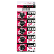 Maxell CR2016 Lítium Gombelem 5db/csomag gombelem