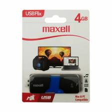 Maxell FLIX PENDRIVE 4GB USB 2.0 Fekete-Kék pendrive