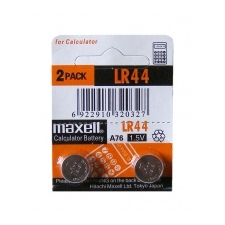 Maxell LR44 1,5V gombelem, 2db gombelem