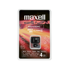 Maxell MicroSDHC 4GB kártya memóriakártya
